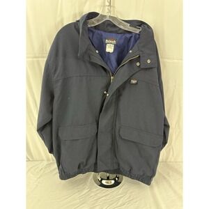 Bulwark FR Flame Resistant Blue Light Jacket Full Zip Size XL Men's
